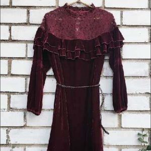 VINTAGE LIMITED EDITION NEW UNWORN velvet dress